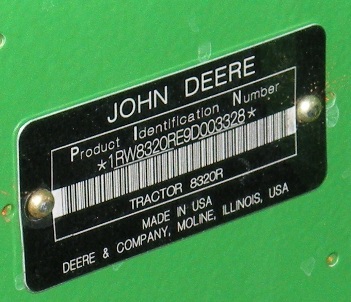 john deere model year identification